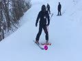 スキーに乗って、シュークリームをキャッチせよ！【姫ちゃん先生】